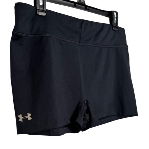 Under Armour Size XL Shorty Court Boy Compression Shorts Black Women's NWT - Picture 8 of 8